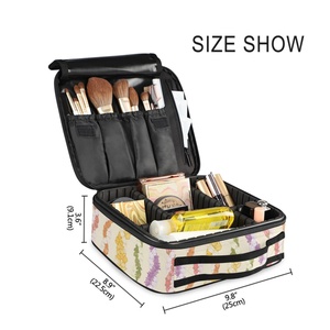 Aloha Hawaiian Lei Flower Beauty - Bolsas de Cosméticos Portátiles Profesionales, Organizador de Maquillaje de Viaje, Estuche de Cosméticos para Mujer - Product Image 3