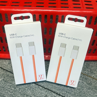 Cable de Carga Rápida Duradero de 60W con Doble USB-C, Cobre Puro y Tejido de Nailon para iPhone 15/16/17 y iPad, para Impresora