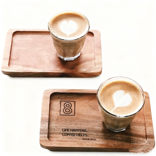 SLT Factory Handmade Natural Beech Wood Serving Tray