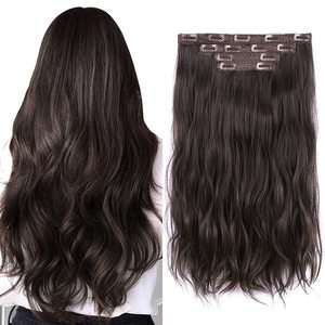 Queue de cheval en cheveux naturels, style cornrows, avec <span class=keywords><strong>filet</strong></span> extensible, 22 pouces de long, perruque volumineuse, extensions de cheveux en cornrows - Product Image 3