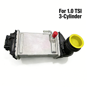 Intercooler Refrigerado por Agua 05C145785C 05C145785D para <span class=keywords><strong>Golf</strong></span> <span class=keywords><strong>8</strong></span> Polo T-Cross <span class=keywords><strong>1.0</strong></span> <span class=keywords><strong>TSI</strong></span> EA211 - Actualizado con PA66-GF35 Antivibración - Product Image 1