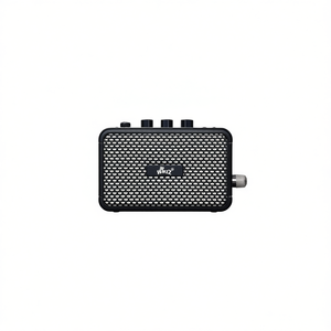 WIND Electric Guitar Amplifier 5W Black <b>Portable</b> Speaker Mono Output for Music Players Rectangle Shape Plastic Body - Product Image 1