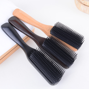 Coussin d'air détachable 9 rangées amovible droite large dent douche cheveux bouclés peigne <span class=keywords><strong>Denman</strong></span> <span class=keywords><strong>brosse</strong></span> - Product Image 5