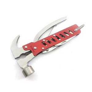 12-in-1 Portable Camping Multi-Tool with Nail Hammer Wood Handle High Quality OEM Customizable Survival <b>Gear</b> - Product Image 4