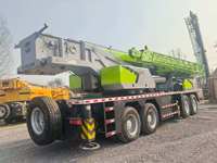 Prix Réduit - Grue sur Camion ZOOMLION ZTC800V 80 Tonnes d'Occasion en Excellent État de Fonctionnement, Haute Efficacité, à Vendre