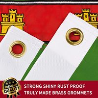 Haute qualité personnalisé 3x5 pieds Portugal drapeau portugais fanion pour intérieur ou extérieur maison jardin ou décorations de bureau