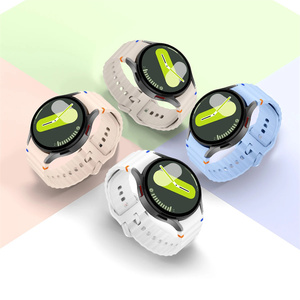 Correa de Silicona para Reloj <span class=keywords><strong>Samsung</strong></span> 7 6 <span class=keywords><strong>5</strong></span> Pro 44mm 40mm 45mm, Brazalete Deportivo para Galaxy <span class=keywords><strong>Watch</strong></span> 6 Classic - Product Image 6