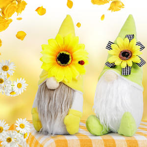 Figura Decorativa de Muñeco Sin Rostro, Enano, Abeja Girasol, Elfo, <span class=keywords><strong>Duende</strong></span>, para Cafetería, Escaparate, Decoración Navideña - Product Image 2