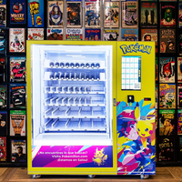 Distributeur automatique WEIMI Pokemen avec lecteur de carte, code QR et paiement par jeton, écran tactile, gestion basée sur le cloud