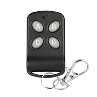 Control remoto de puerta de garaje de 433 MHz, duplicador Universal de 4 canales, código de copia, clonación, controlador de código fijo de aprendizaje