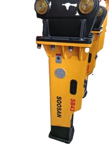Marteau briseur hydraulique SB43 avec burin pour la construction et l'exploitation minière, 375 kg, pour excavatrices de 6 à 9 tonnes - Product Image 5