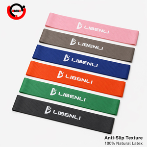 Bandas de Resistencia <span class=keywords><strong>para</strong></span> <span class=keywords><strong>Ejercicios</strong></span> Simplificados con Logotipo Personalizado, 12 Pulgadas (600 mm), con/sin Bolsa de Transporte, Juego de 5 <span class=keywords><strong>para</strong></span> Entrenamiento de Fuerza - Product Image 6
