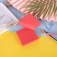 Nouveau bloc-notes autocollant carré 7,5x7,5 cm, couleur personnalisée, logo imprimé, papier adhésif, papeterie de bureau
