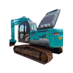 used high quality kobelco sk260lc-8 excavator used kobelco sk260lc sk260 excavators in Shanghai with cheap price for sale