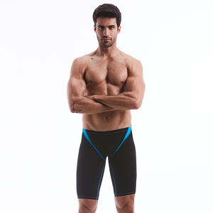 <span class=keywords><strong>Jammer</strong></span> de natation professionnel pour hommes troncs de course anti-chlore longue durée pour piscines Style mi-jambe - Product Image 6