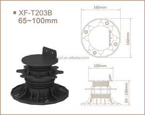 可调塑料基座梁支撑垫地板托梁提升地块地板配件XF-T203B 66-100毫米 - Product Image 2