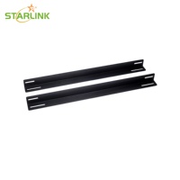 Aksesoris Kabinet Jaringan Starlink Rel Tipe L Galvanis Kedalaman 720mm