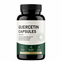 Nouveaux suppléments de quercétine Extrait naturel de Sophora Japonica 95% 98% 99% Capsules de quercétine pour adultes Soutien immunitaire antioxydant