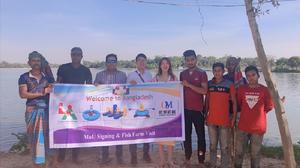 אקוודור חוות שרימפס ארוך זרוע דיזל מנוע aerator אקווה ההנעה גלגל aerator - Product Image 4