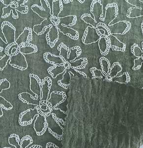 Thiết kế tùy chỉnh 100% <span class=keywords><strong>Polyester</strong></span> dệt vải Kết cấu bằng cách in bọt 100% <span class=keywords><strong>polyester</strong></span> cho may mặc - Product Image 1