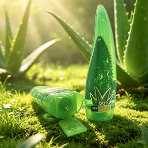 Gel hydratant réparateur pour peaux sensibles à l'<span class=keywords><strong>aloe</strong></span> <span class=keywords><strong>vera</strong></span> et à l'acide hyaluronique pur coréen – Soin cutané pour peaux abîmées par le soleil - Product Image 2