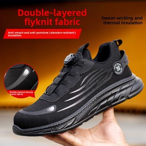 DF Outdoor Insulation Outsole Anti Stab Steel <b>Toe</b> <b>Cap</b> Anti Smash Safety Shoes Stock Wholesales - Product Image 4