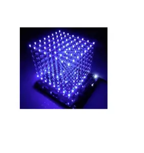 Лидер продаж 3d8 light cube 888 комплект 8X8X8 лампа хост компьютер музыка спектр MCU электронные DIY производственные части