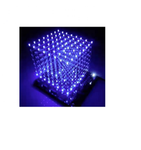 Vendita calda 3d8 cubo di luce 888 kit 8X8X8 lampada computer host spettro musicale MCU elettronica FAI DA TE di parti di produzione - Product Image 1