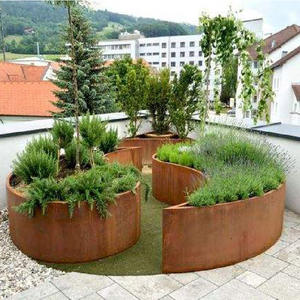 Lit de jardin surélevé en acier <span class=keywords><strong>Corten</strong></span> pour bord de <span class=keywords><strong>jardinière</strong></span> de légumes - Product Image 6
