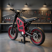 Motocicleta Eléctrica HCBK-X50 2026 22000W 120km/h Lbx para Adultos y Jóvenes, Todoterreno, Batería de Litio 72V58AH, Cuadro de Aleación de Aluminio