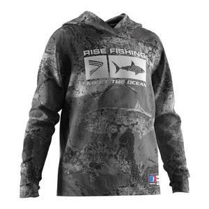 เสื้อฮู้ดดี้ตกปลาสำหรับเด็ก ลายพรางฤดูร้อน ป้องกันรังสียูวี แห้งเร็ว เสื้อตกปลา - Product Image 3