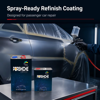 Meklon 2K finition automobile haute brillance couche transparente acrylique liquide peinture automobile