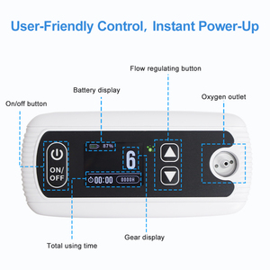 Generatore di Ossigeno Mini PSA da 6 Litri, Concentratore di Ossigeno Portatile Ricaricabile per Viaggi - Product Image 2