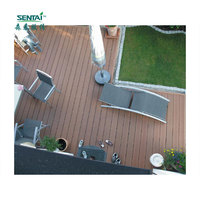 Cubierta de compuesto WPC para exteriores, antideslizante, de alta calidad, 140x20mm, 10 años de garantía, tablero sólido WPC duradero con grano de madera 01CAA