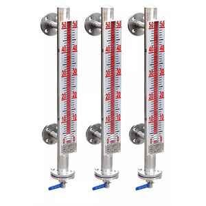 Dwel LSF Side Top Gắn Từ Flap Đo Mức Hiển Thị Chỉ Số <span class=keywords><strong>Meter</strong></span> Transmitter Với 4-20MA Cho Xe Tăng Tách Tàu - Product Image 2