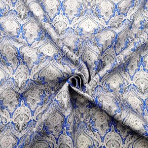 Recién llegado, Tela con estampado de lino <span class=keywords><strong>Falx</strong></span> 100%, patrón de Paisley suave transpirable para camisas de verano para mujer, estilo liso también para niños - Product Image 3