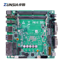 Carte mère Nano-ITX Intel Ultra 5 125H Ultra 7 155H 2 Lan 2 * Com 4 * USB 2 * DDR5 HD + DP X86 Ordinateur à carte unique industriel SBC