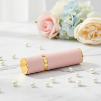 Vente chaude Personnalisé 5ml 10ml 15ml Recharge Vaporisateur Atomiseur De Parfum En Cuir