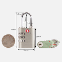 Accessoires de voyage, cadenas colorés en gros, cadenas de sécurité robustes, antivol pour bagages