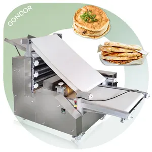 Auto Fully Automatic Domestic Pizza Crust Make Commercial Arabic Pita Bread Roti Maker Tortilla Wrapper Machine