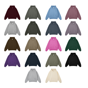 Sweat-shirt à capuche unisexe épais 350G, style américain, doublé <span class=keywords><strong>polaire</strong></span>, couleur unie, coupe oversize, effet délavé, tendance <span class=keywords><strong>nationale</strong></span>, pour l'hiver - Product Image 4