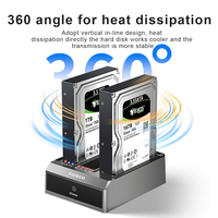FIDECO – Station d'accueil De disque dur SSD à Triple baie, Usb 3.0, Ide vers Sata, Clone Hdd, clonateur De disque dur