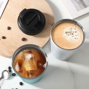 Mug isotherme personnalisé pour enfants en acier inoxydable à double paroi, avec couvercle anti-fuite, cadeau d'affaires, tasse à emporter - Product Image 4