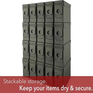 Boîte en métal étanche à l'air et à l'eau de 30 Cal pour le stockage sûr des munitions comme conteneur de stockage souterrain - Product Image 4