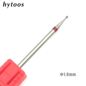 HYTOOS Kim Cương Hình Cầu Nail Drill Bit 3/32 "Quay Kim Cương Burr Bits Lớp Biểu Bì Là<span class=keywords><strong>m</strong></span> Sạch Bits Nail Khoan Phụ Kiện <span class=keywords><strong>M</strong></span>óng Tay <span class=keywords><strong>M</strong></span>óng Nhà <span class=keywords><strong>M</strong></span>áy Công Cụ - Product Image 2