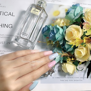 Vente en gros de vernis à ongles en gel UV/LED de couleur douce avec vernis en gel à paillettes en résine naturelle - Product Image 4