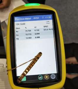 Drawell G5 G7 Analizador XRF portátil de mano Máquina XRF de análisis de oro de metales preciosos - Product Image 3