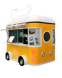 Multifunctional Mobile Street Food Cart, Portable Night Market Concession Trailer Serving Burgers, Hot Dogs, Fries - Product Image 1