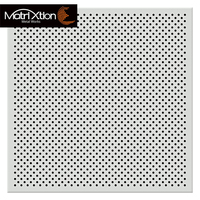 Plafón Decorativo Interior Moderno, Falso Techo Suspendido de Aluminio Perforado, Paneles Metálicos para Techo