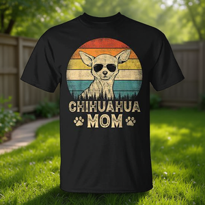 T-shirt vintage pour les amoureux des chiens Chihuahua, pour la fête des mères - Product Image 3